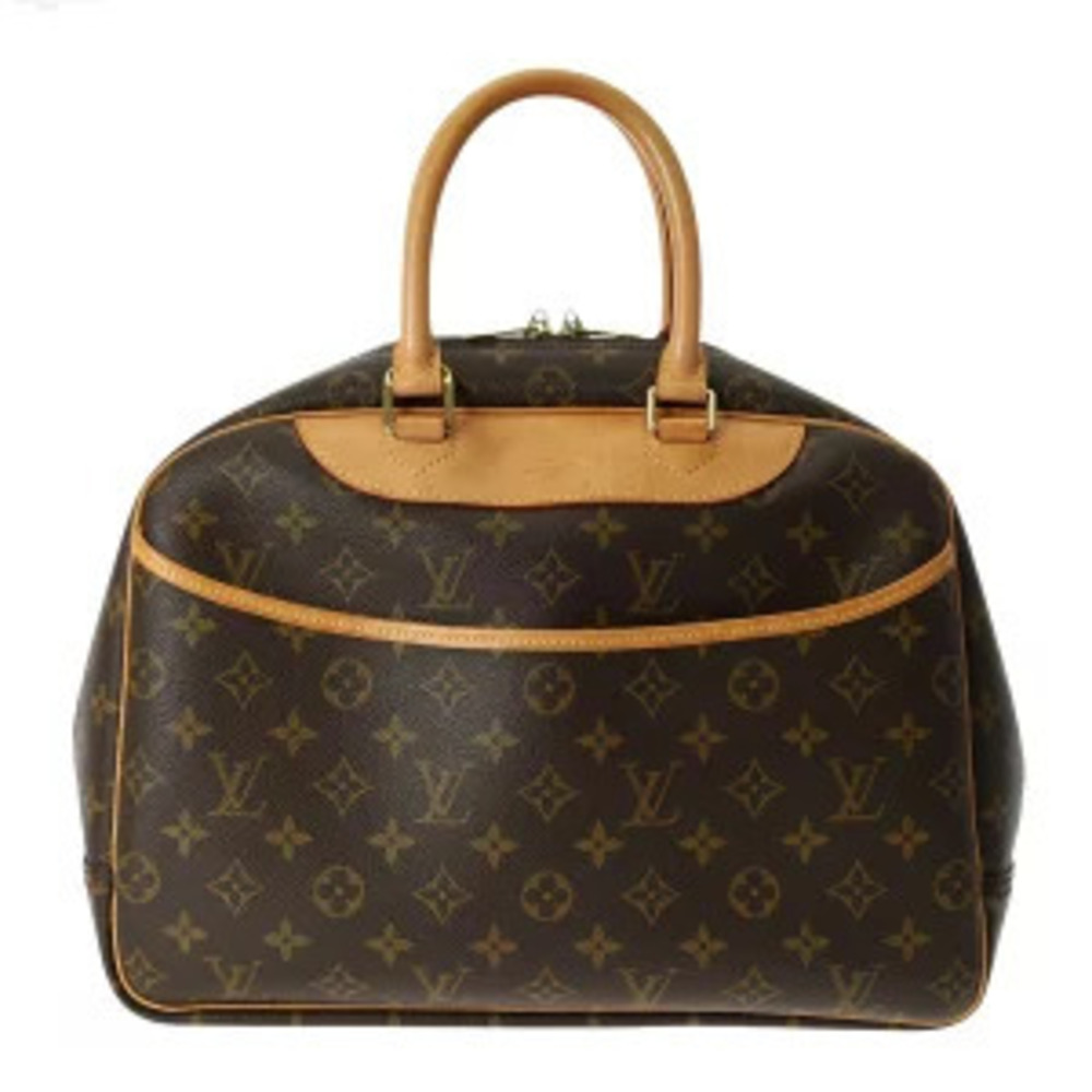 Louis Vuitton Monogram Deauville Brown Canvas Handbag